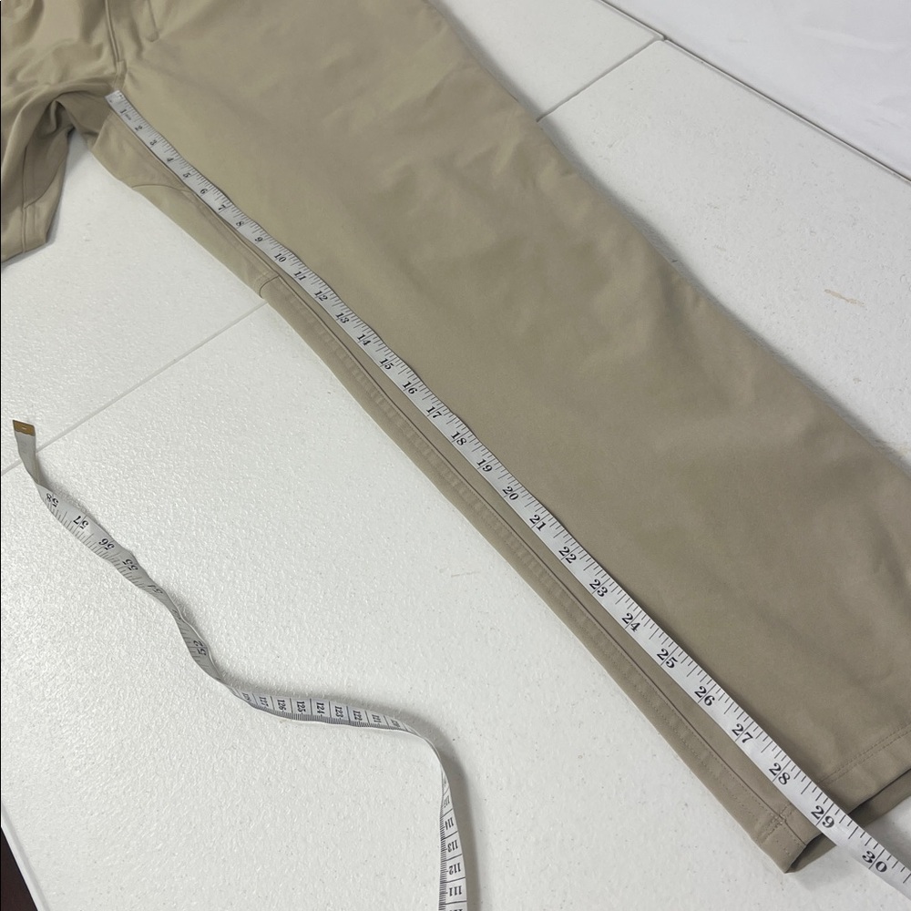 Lululemon  Sz 30 ABC Classic‎ Warpstream Straight Leg Pants Tan/Beige - Picture 8 of 10